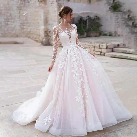 Classic Charm Lace Wedding Gown