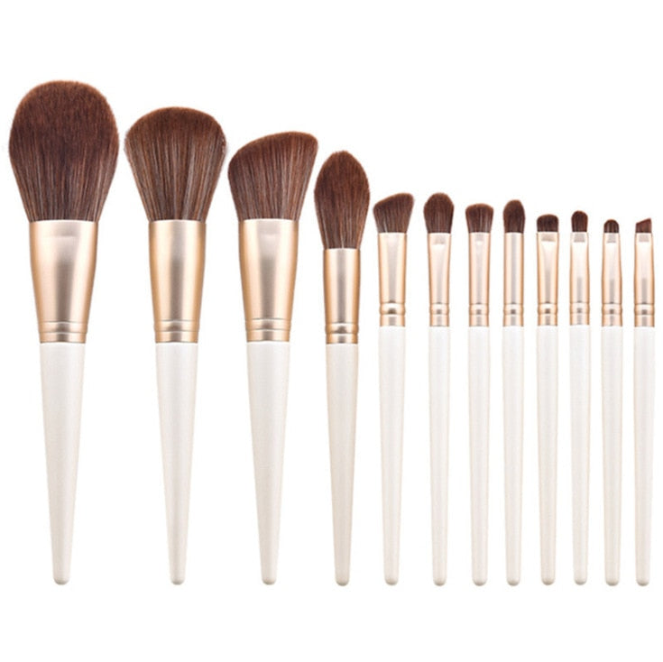 12pcs Beginner Stylish Makeup Brushes Set