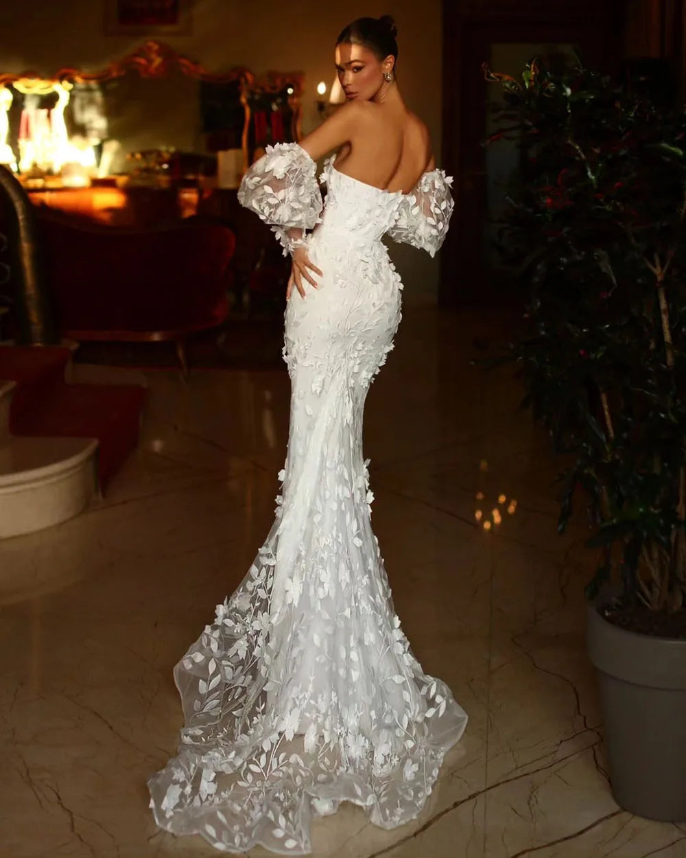 Gardenia Grace 3D Wedding Dress