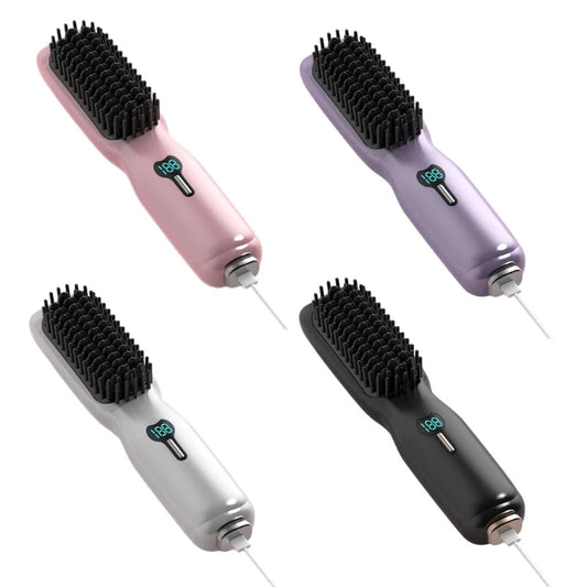 Cordless Hair Straightener Brush Hair Straightener Comb Mini Portable