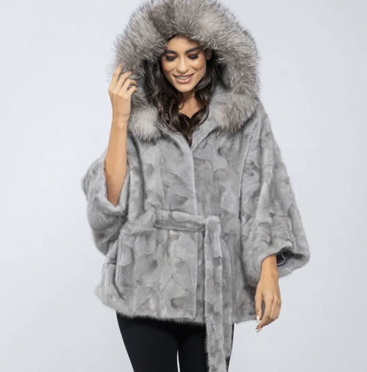 Authentic Fur Haven Hooded Coat