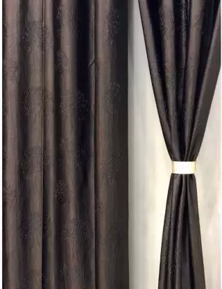 214 cm (7 ft) Polyester Room Darkening Door Curtain (Pack Of 2)