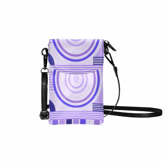 Crossbody Bag, Small Cell Phone Purse , Vibrant Style Print