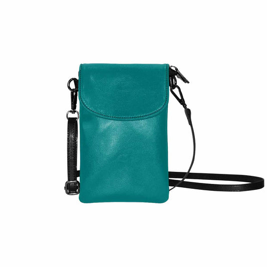 Womens Cell Phone Purse, Dark Teal Green